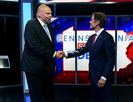 Fetterman, Showing Effects of Stroke, Struggles in Pennsylvania Senate Debate Against Dr. Oz